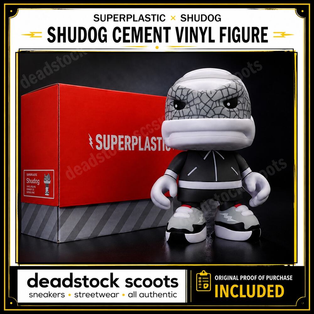 Superplastic SHUDOG Cement Vinyl Art Toy Factory Sealed NEWFramed Photos